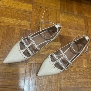 Givenchy Patent Leather Studded Flats